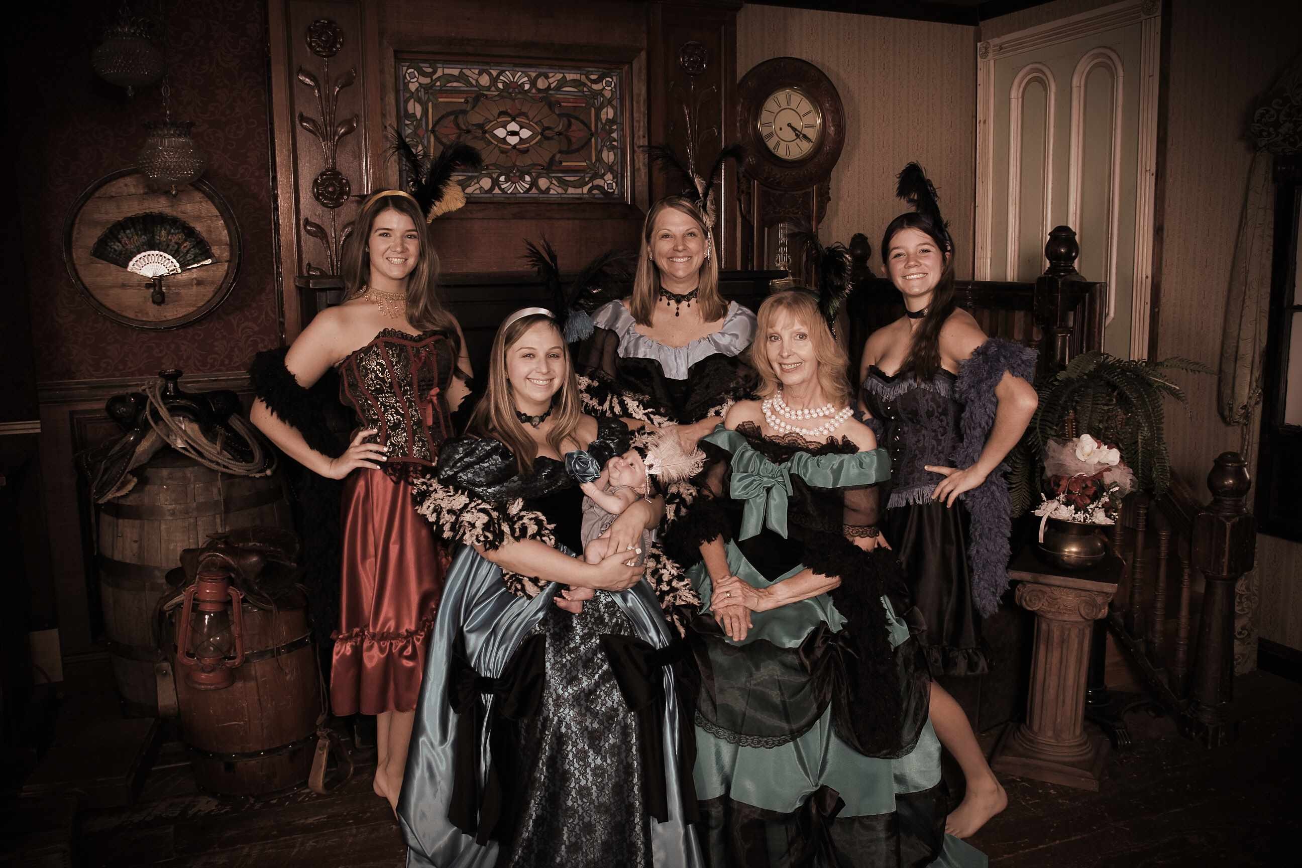 Victorian family group portrait