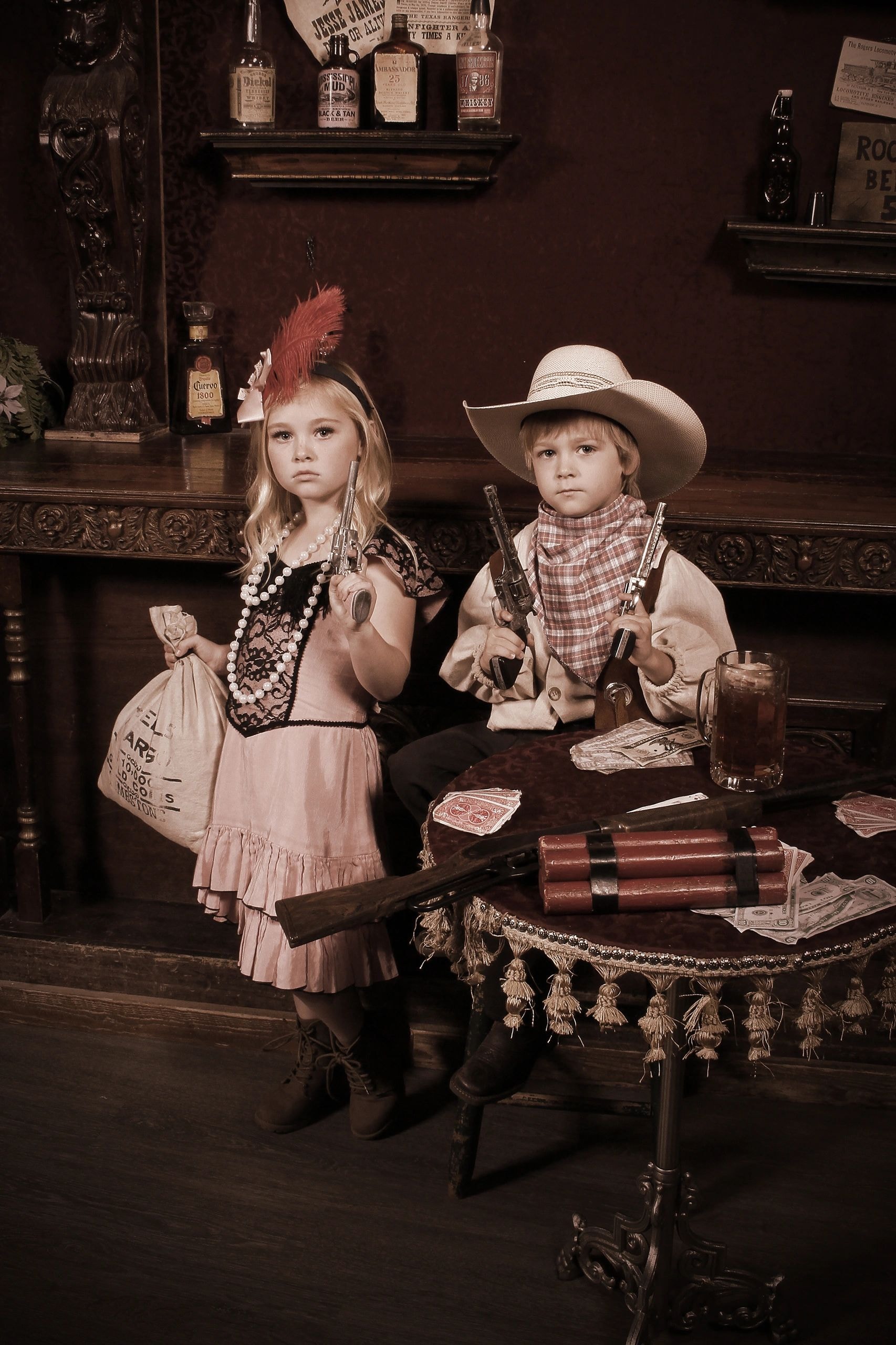 Original vintage portrait