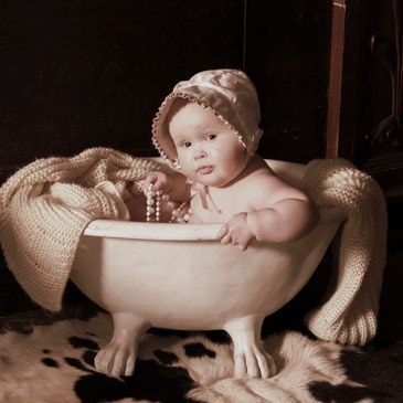 Original vintage portrait