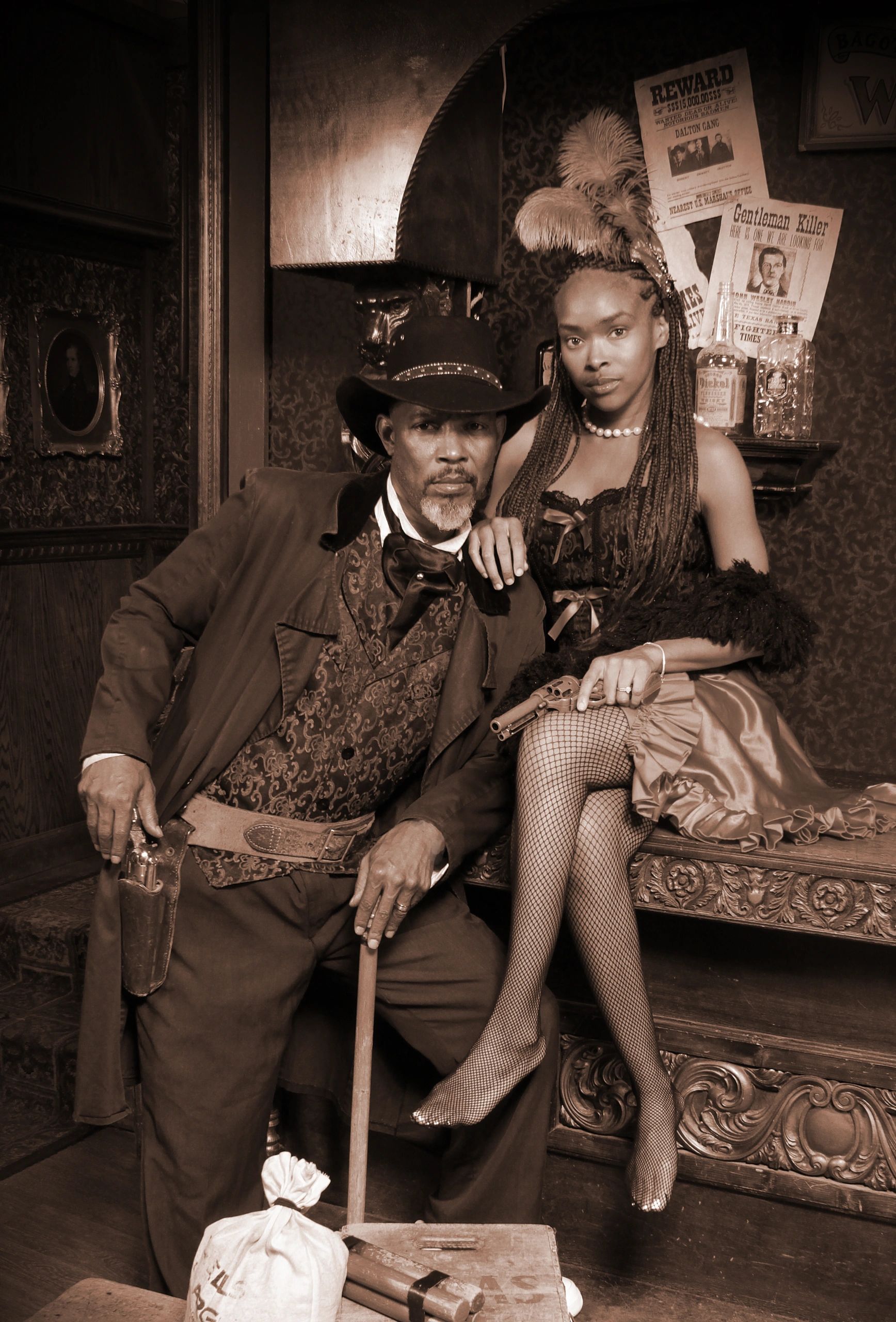Original vintage portrait